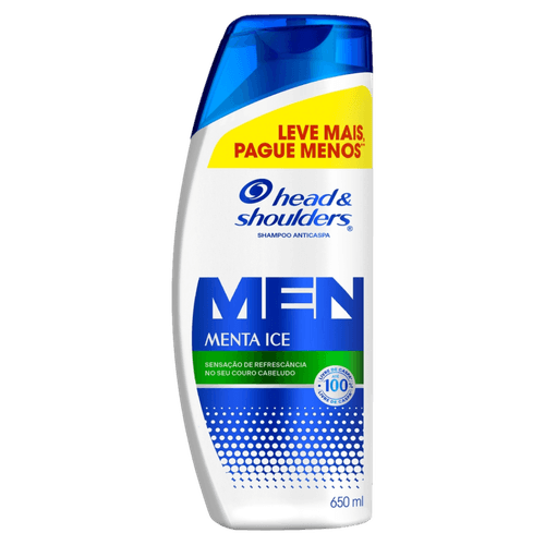Shampoo Anticaspa Menthol Sport Head & Shoulders Men - 650ml