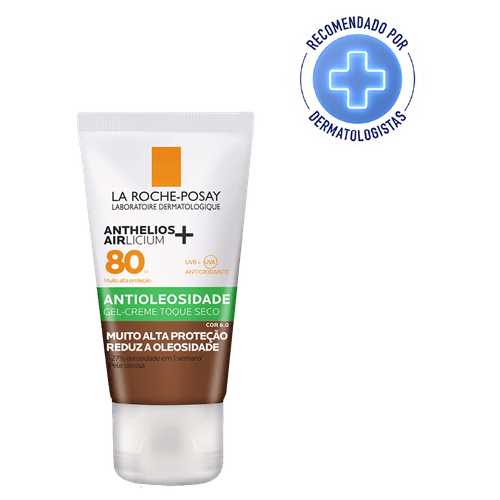 Protetor Solar Facial La Roche-Posay Anthelios Airlicium FPS 80 Gel Creme Cor 6.0 – 40g