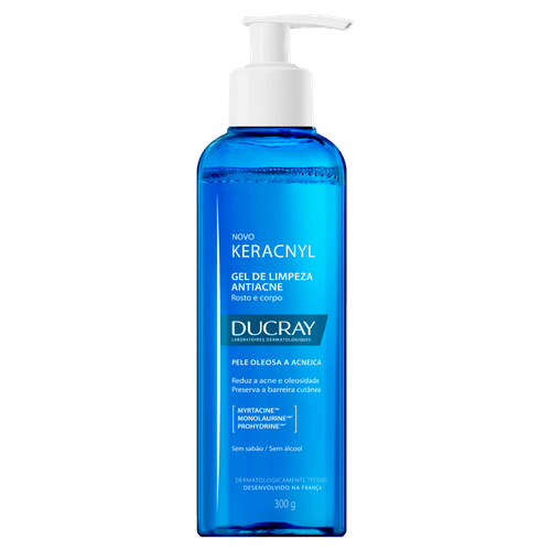 Gel de Limpeza Antiacne Ducray Keracnyl 300g