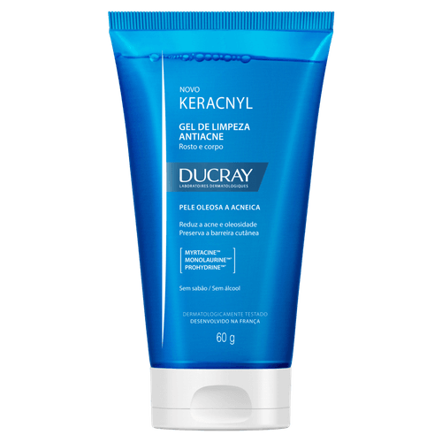 Gel de Limpeza Antiacne Ducray Keracnyl 60g