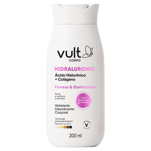 Hidratante Desodorante Corporal Vult Corpo Hidraluronic Firmeza e Elasticidade - 200ml