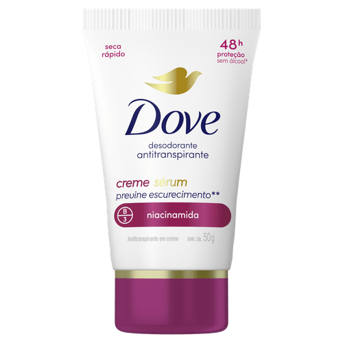 Desodorante Antitranspirante Creme Dove Creme Sérum Feminino 48h - 50g