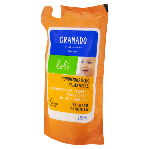 Condicionador Relaxante Extrato Camomila Granado Bebê  Refil - 250ml