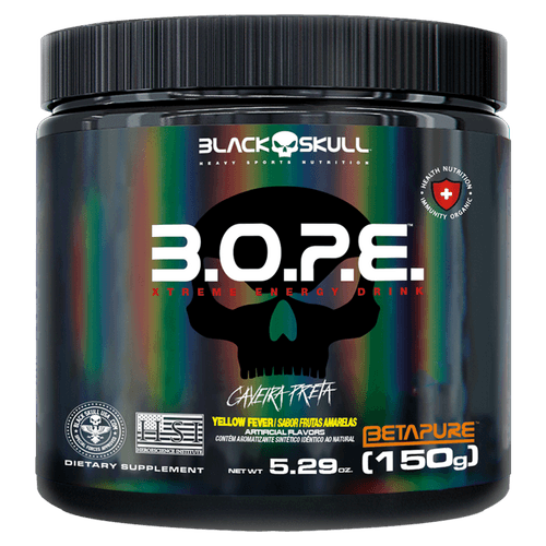 Suplemento Alimentar em Pó Frutas Amarelas Black Skull B.O.P.E. - 150g