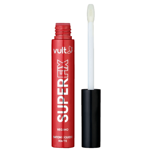 Batom Líquido Matte Vermelho Profundo Vult Super Fix 5ml