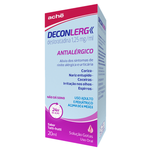 Deconlerg 1,25mg Tutti Frutti - 20ml Solução Gotas