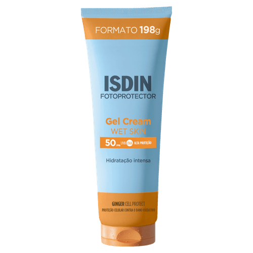 Protetor Solar Gel-Creme FPS 50 Fotoprotector Isdin Wet Skin - 198g