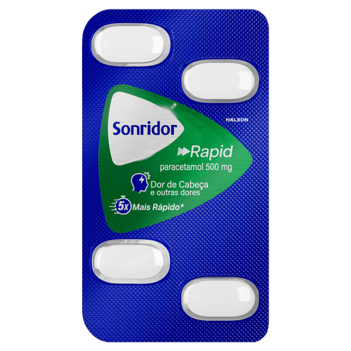 Sonridor Rapid 500mg - 4 Comprimidos