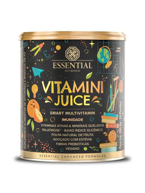 Vitamini Juice Laranja Essential Nutrition 280g