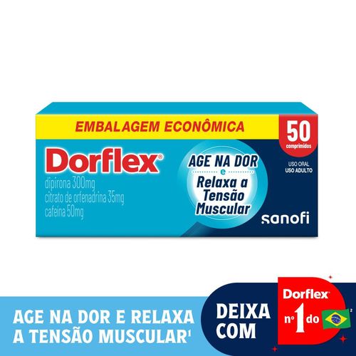 Dorflex Analgésico e Relaxante Muscular - 50 Comprimidos