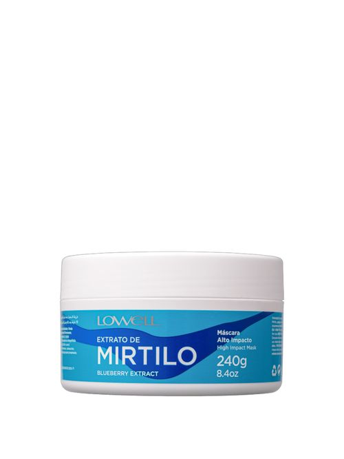Lowell Extrato de Mirtilo - Máscara Capilar 240g