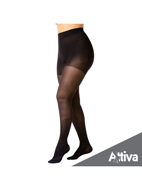 Meia Calca Attiva Media Compressao 18-21 Fem Fechada Preta Tamanho P Cor PRETA P