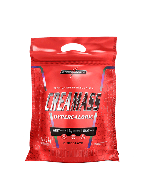 Creamass Hipercalorico com Creatina 3Kg Chocolate