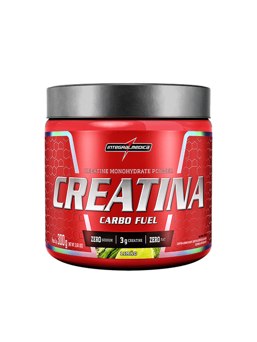 Creatina com Carboidrato 300g Limão