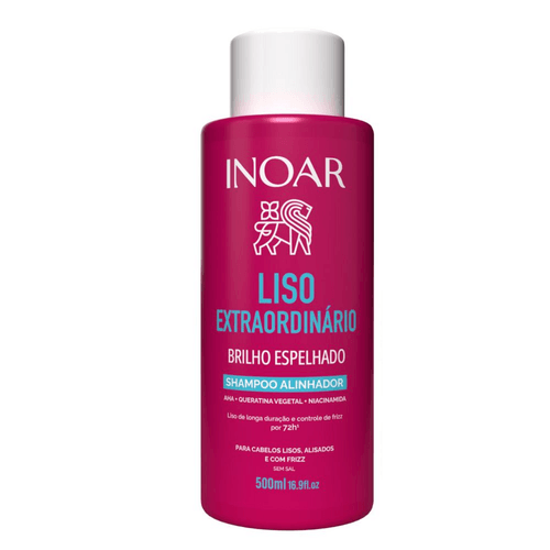 Shampoo Liso Extraordinário Brilho Espelhado 500ml Inoar