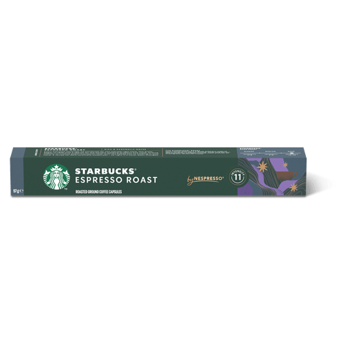 Café em Cápsula STARBUCKS Espresso Roast by NESPRESSO Torra Escura 10 Cápsulas