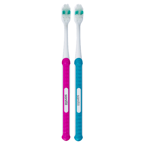 Escova Dental Macia Indicativa Sanifill 2 Unidades