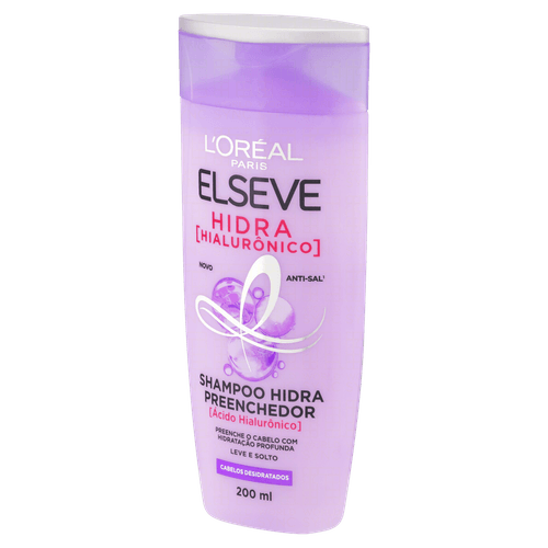Shampoo Preenchedor L'Oréal Paris Elseve Hidra Hialurônico, 200ml