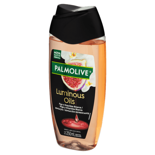 Sabonete Líquido Figo e Orquídea Branca Palmolive Luminous Oils Frasco 250ml