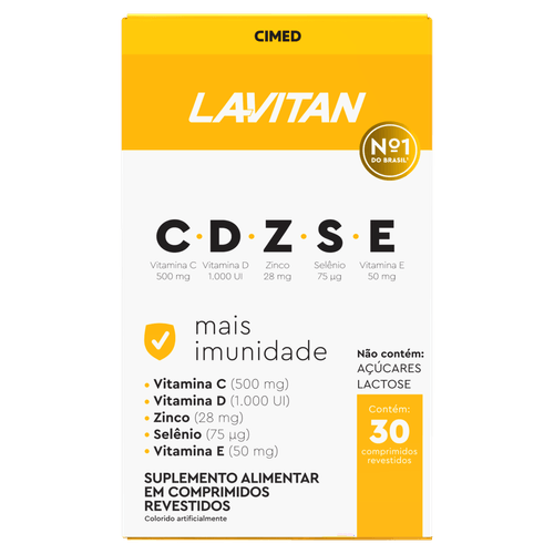 Lavitan Imunidade Cdzse - 30 comprimidos