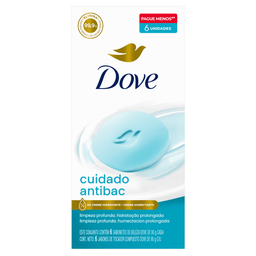 Kit Sabonete Dove Cuida Protege 90G 6Un L P-