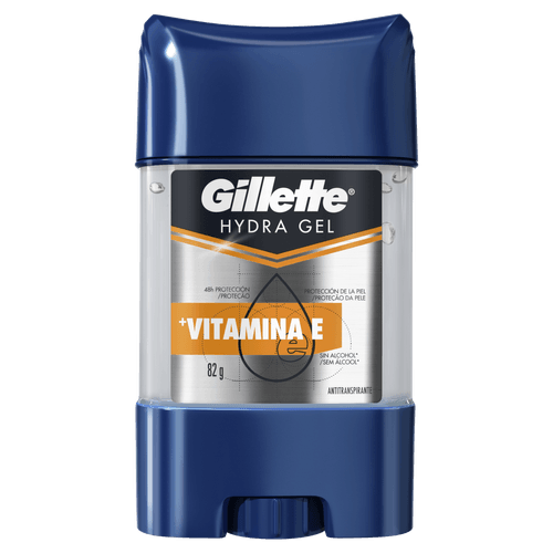 Antitranspirante Gel Vitamina E Gillette Hydra Gel 82g