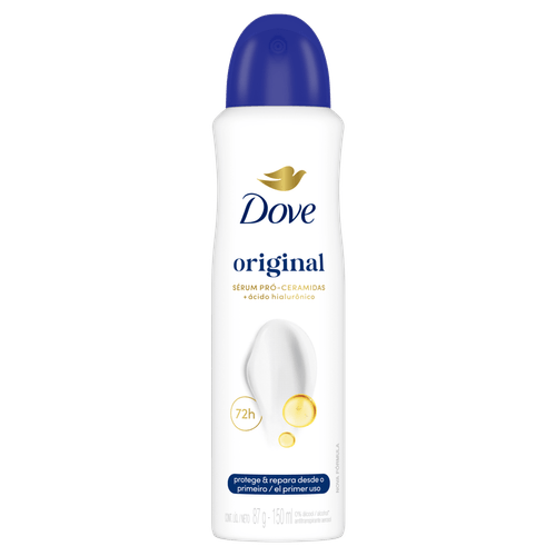 Desodorante Antitranspirante Aerosol Dove Original - 150ml