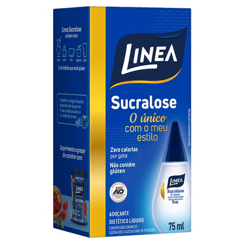 Adoçante Linea Sucralose Líquido 75Ml - Linea