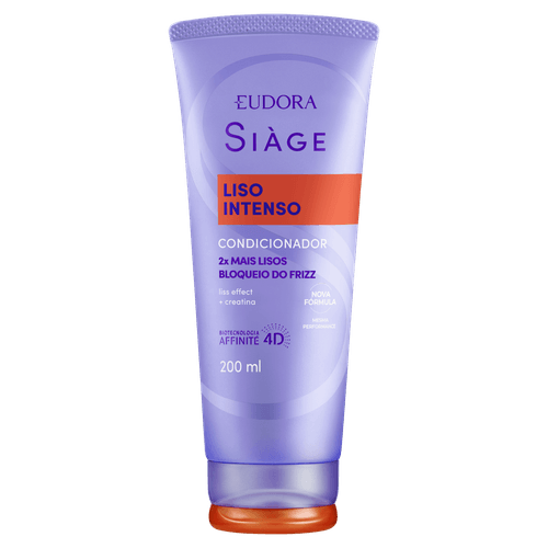 Condicionador Siage Liso Anti-Frizz 200ml Eudora Siage