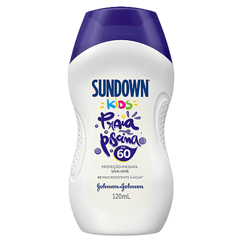 Protetor Solar Infantil FPS 60 Sundown Praia e Piscina Kids Frasco 120ml