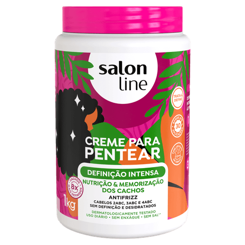 Creme Pentear Salon Line Definicao Intensa 1Kg - Salon Line