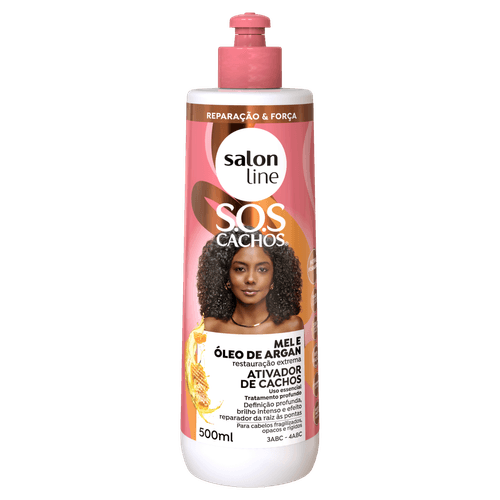 Ativ Cacho Salon Line Sos Intenso 500Ml - Salon Line Sos