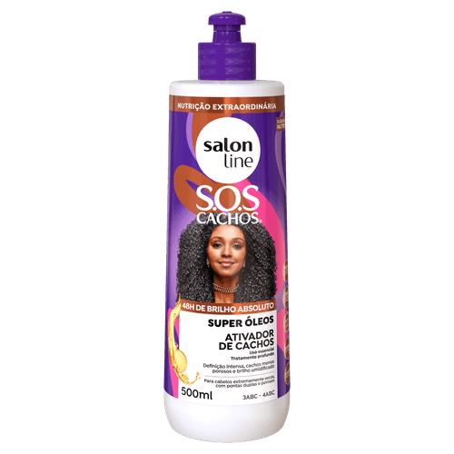 Ativ Cacho Salon Line Nutritivo 500Ml - Salon Line