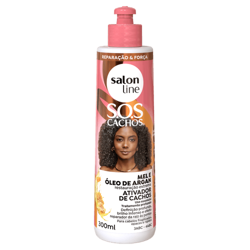 Ativ Cacho Salon Line Sos Intenso 300Ml - Salon Line Sos