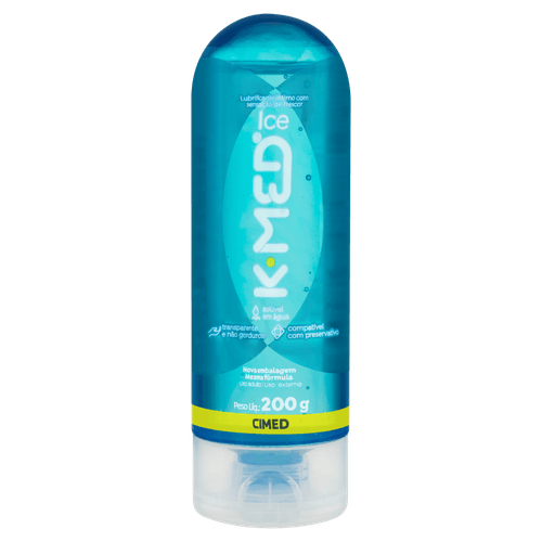Lubrificante Íntimo Ice K-Med Squeeze - 200g