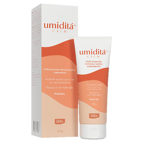 Hidratante Facial Calmante Umiditá 45g Creme Restaurador