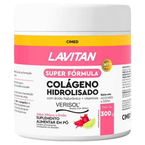 Suplemento Colágeno Hidrolisado Lavitan Super Fórmula 300g