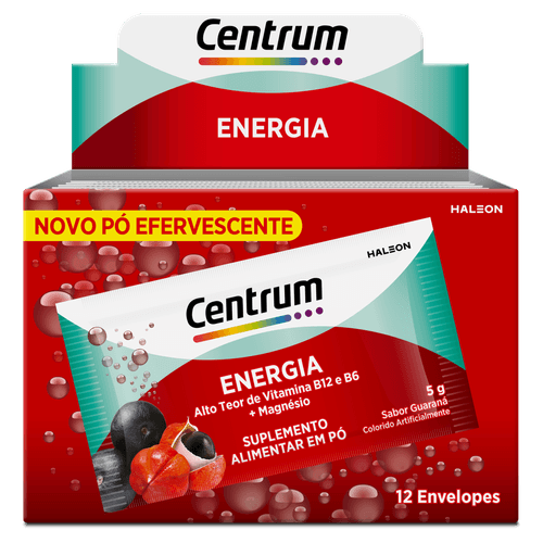 Suplemento Pó Guaraná Centrum Energia 5g - 1 Envelope