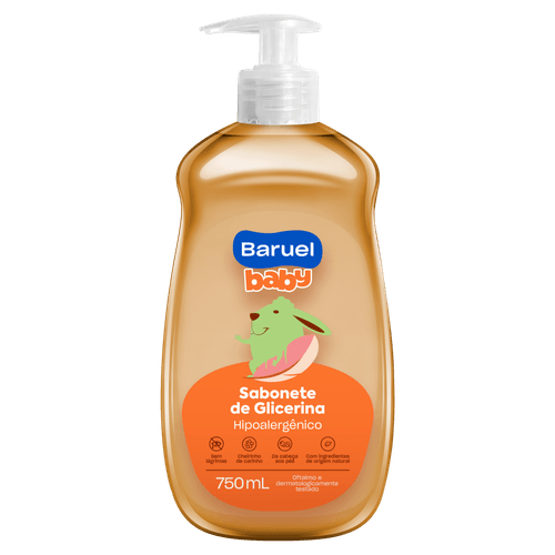 Sabonete Líquido Glicerina Baruel Baby 750ml