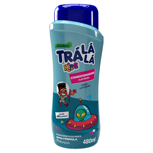 Condicionador Infantil Nutrikids 480ml com óleo de coco Tra La La