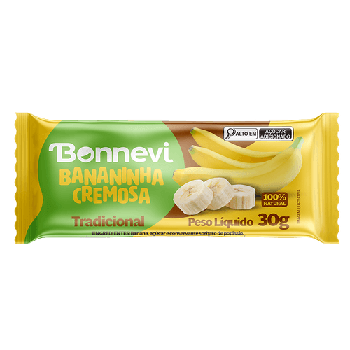 Bananinha Cremosa Bonnevi - 30g