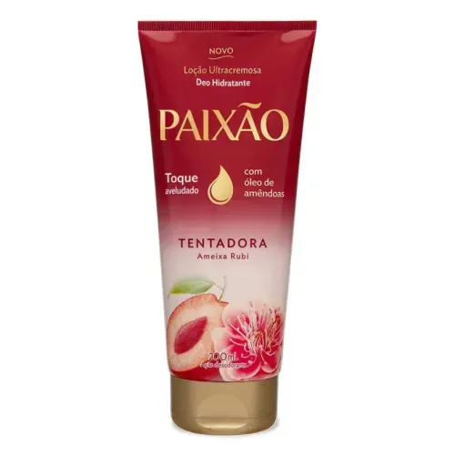 Loção Corporal Ultracremosa Deo Hidratante Paixão Tentadora Ameixa Rubi - 200ml