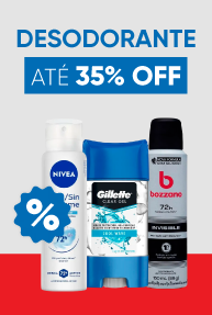 DESODORANTE ATÉ 35% OFF